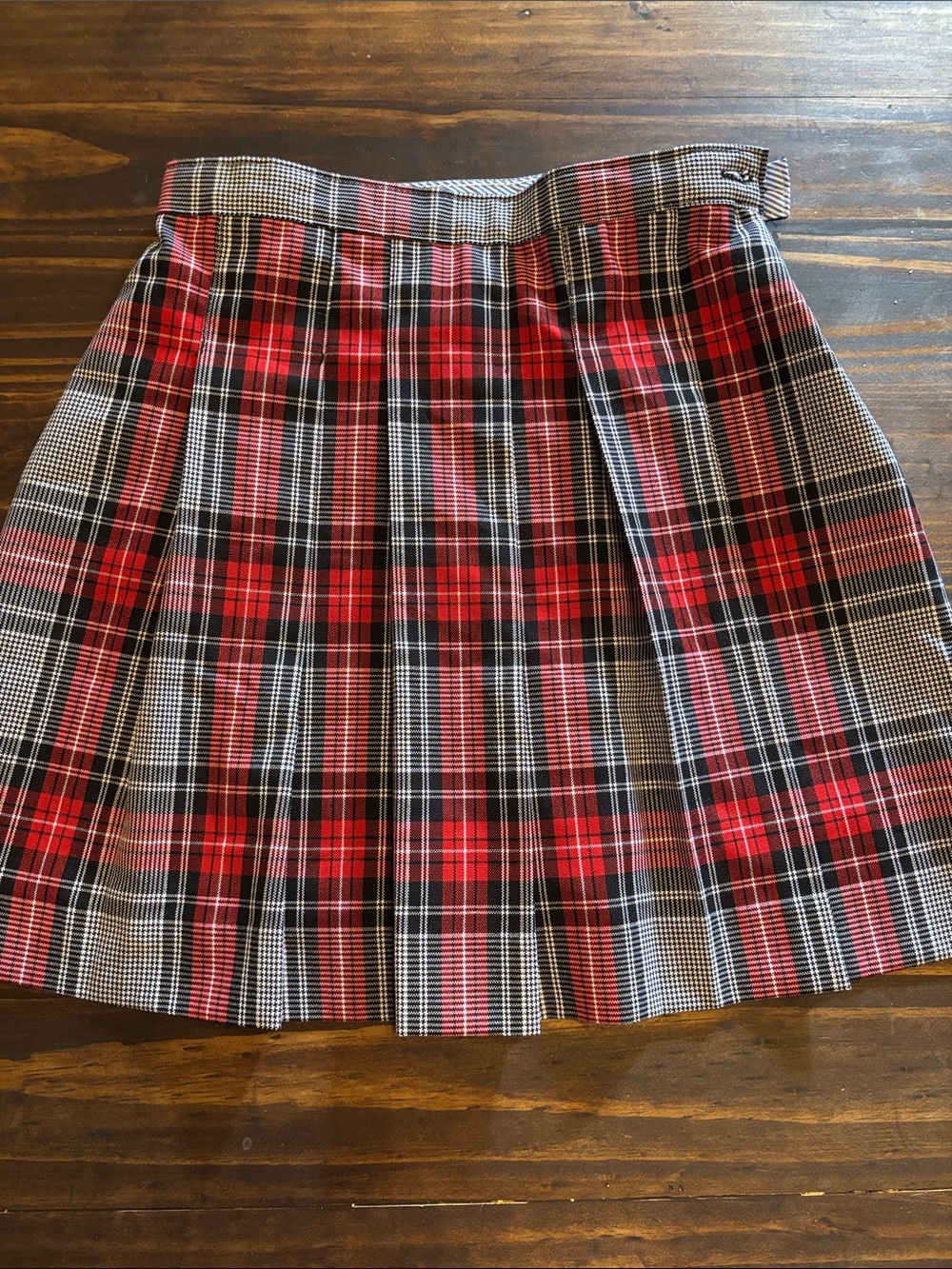 Tommy Hilfiger plaid pleated skirt with shorts under 2